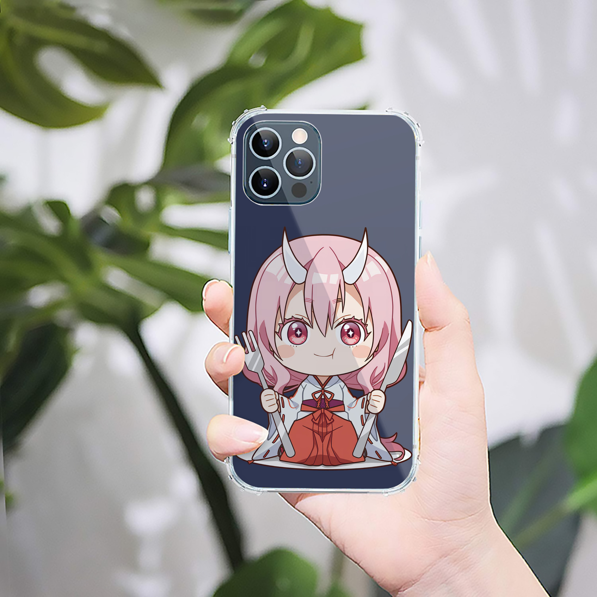 （画像用） 転スラ Regarding Reincarnated to Slime 【iPhone 12シリーズ対応】透明スマホケース（クリアソフトケース）